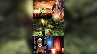 Oblivion - Magic Sabers - Argent Iron Armor - Mizugi Bikinis #shorts (Longer Video)