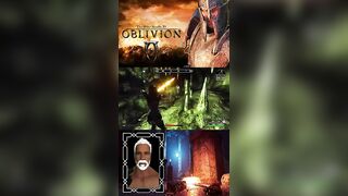 Oblivion - Magic Sabers - Argent Iron Armor - Mizugi Bikinis #shorts (Longer Video)