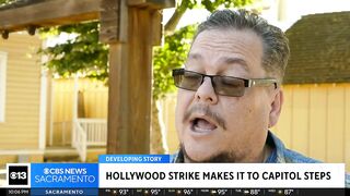 SAG-AFTRA strikes now stretching from Hollywood to steps of California’s capitol