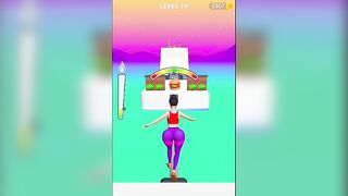 Crazy twerk run game #funny #trending #shorts #gaming