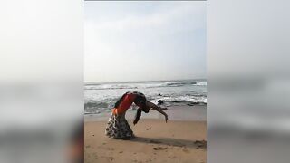 love yoga????‍♀️. yoga near beach ???? #yoga #trending #viral #naturopathy