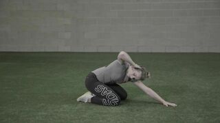 Foam rolling, stretching, and dynamic warm-up: Thoracic Mobility Drill -T Spine Mobilization