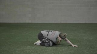 Foam rolling, stretching, and dynamic warm-up: Thoracic Mobility Drill -T Spine Mobilization