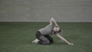 Foam rolling, stretching, and dynamic warm-up: Thoracic Mobility Drill -T Spine Mobilization