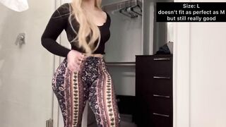 FLARED PANTS TRY ON HAUL @bikinishauls | MICRO BIKINI TRY ON HAUL 2023 | BIG BOOTY | BOOBS 4k