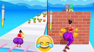 Twerk race 3d level 21/22/23/24/25/26 top game android ???? #bodyrace #gameplay