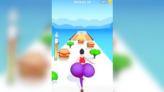 Twerk race 3d level 21/22/23/24/25/26 top game android ???? #bodyrace #gameplay