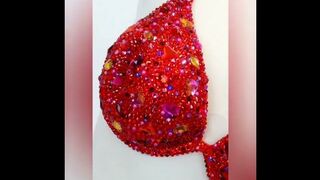 Bikinis Daring Red | Bohemica: Crystal Bikini Salon