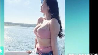 Selena Gomez in a Plunging Pink Bikini|Selena Gomez latest Bikini photo shoot |Summer Fun in Bikinis