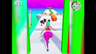 Twerk Race 3d - Gameplay Walkthrough - All Levels (IOS, Android) #21