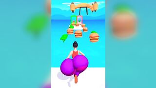 Twerk race 3d running game #twerkrace #gaming #games #viralshortvideo