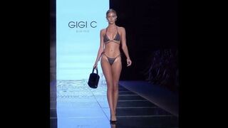 Allison Mason for Gigi C Bikinis Show #catwalk #fashion #bikini #swimwear #shorts