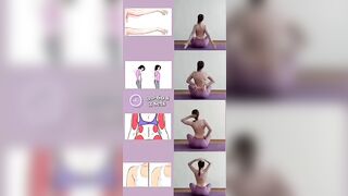 belly fat reduce, stretching at home for beginners exercise #shorts #loseweightfast #easyyoga