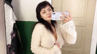 Transparent See through Lingerie Try On Haul At The Mall