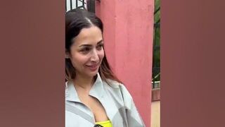 Malaika Arora Spotted Rocking Vibrant Yellow Yoga Attire | Malaika Arora Outfit | #Shorts #bollywood