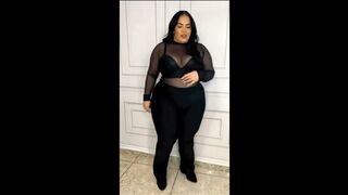 Plus size Model Fashion Curvy style multi Dresses / Lingerie Fashion /Plus size Haul / Curvy Model