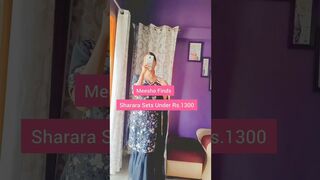 Meesho Sharara Set Haul |Rakshabandhan Special | Try On Haul | #meeshohaul #shorts #youtubeindia