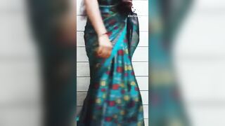 Flipkart Saree ????Under 500 ||Try on Haul ???? #flipkart #youtubeshorts #janvidreamsimple