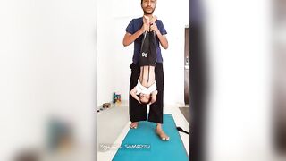 Yoga With SAMARTH #aerialyoga #yogic #fitness