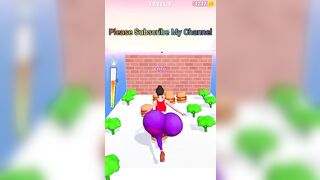 Twerk race game #shorts #twerk #run #games #race #girl #gains