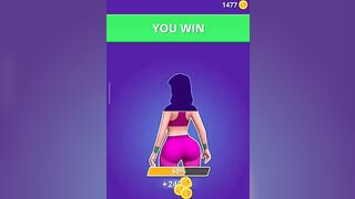 Twerk race game #shorts #twerk #run #games #race #girl #gains