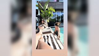 JOY TAYLOR AND MJ ACOSTA-RUIZ LABOR DAY MONDAY IN BIKINIS