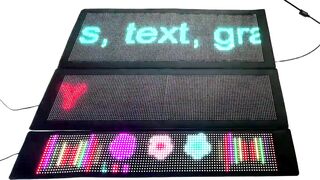 Flexible LED Sign Board Programmable Messages Scrolling LED Sign Display for Cars Digital Display