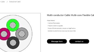 Multi conductor Cable Multi core Flexible Cable