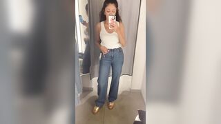 Baggy Jean Try On Haul | H&M | Petite