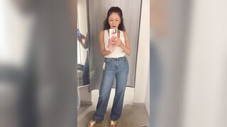 Baggy Jean Try On Haul | H&M | Petite