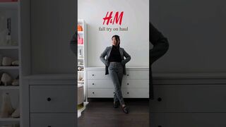 H&M suits set try on haul.. they don't fit me well???? #hmxme #hmtryonhaul #shorts