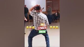 ????The cowboy twerk!????#life #funny #crazy #amazing #shorts #cowboys #twerk