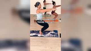 Hot Yoga's POWERFUL Awkward POSE! Transform your LEGS! #shorts.