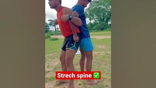 Stretching exercise ✅|| Contact for running tips ????#adarshphysicalacademy #viral #shorts