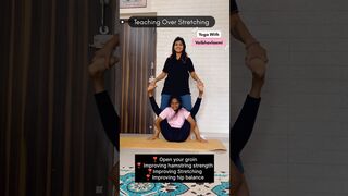 Over stretching #yoga #vaibhavlaxmijhala #shorts #overstretching #contortionstretching #fitness