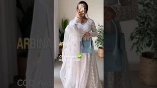 #trending Gown with Dupatta Haul #newdesign Try On Haul @ArbinaWesto New #outfit ideas #viral