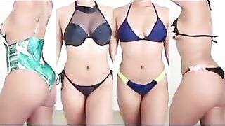 Try On Haul | Tiny See Through Lingerie G string Transparent Thong Panty Haul #lingerie #trending