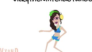 17 GoAnimate Girls Dance In Their Bikinis!