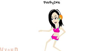 17 GoAnimate Girls Dance In Their Bikinis!