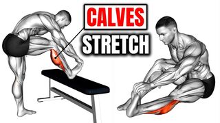 Fix Tight Calves!????| 4 Best Calves Stretching Exercises (HOME & GYM)????| How To Do Calf Stretches?!