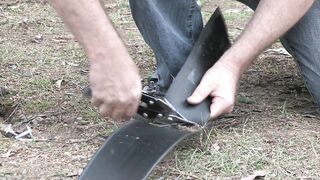 08 Prepare the flexible horse fencing rail to attach to dead end post