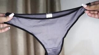 g string lingerie try on haul from shopee part 41