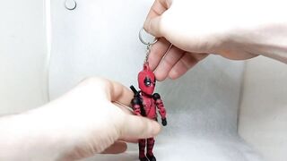 flexible Deadpool 3D printed action figure