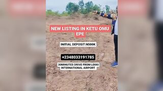 NEW PROPERTY IN EPE WITH FLEXIBLE PAYMENT PLAN. LAND FOR SALE IN EPE #epelandforsale #viral #shorts