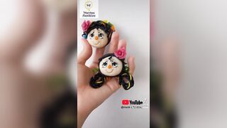 Tutorial de muñeca lele en pasta flexible. #pastaflexible #muñecas #mexico #15septiembre #clay #diy