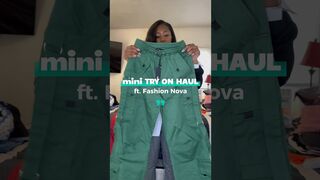 Mini try on haul ft Fashion Nova #clothinghaul #fashionhaul #fashionnova #tryonhaul #fashionfinds