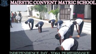 | INDEPENDENCE DAY 23 | MAJESTIC CONVENT SCHOOL |YOGA ASANAS