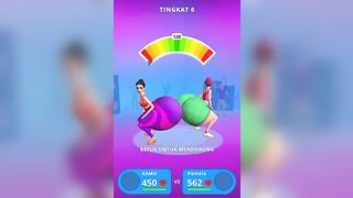 Running and scoring : Twerk running#games #viral #ytshorts #twerk