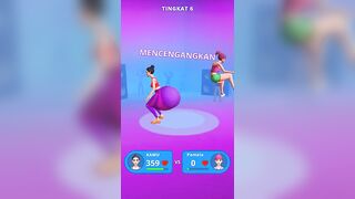 Running and scoring : Twerk running#games #viral #ytshorts #twerk