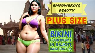 Empowering Beauty: Plus-Size Bikini Confidence in Rajkot, India | Part 01